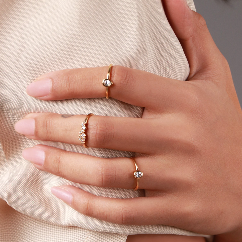 Solo Ring Bundled Sterling Silver,Handcrafted in 925 Sterling Silver