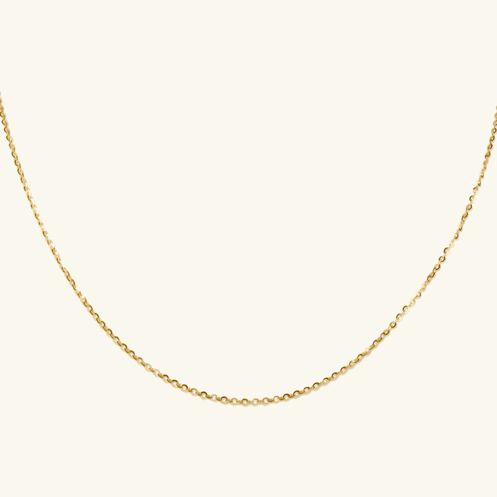 Chain Necklace, Made in 18k solid gold